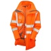 Leo Workwear 3-in-1 Clovelly Anorak with Buckland Softshell RIS-3279-TOM Orange